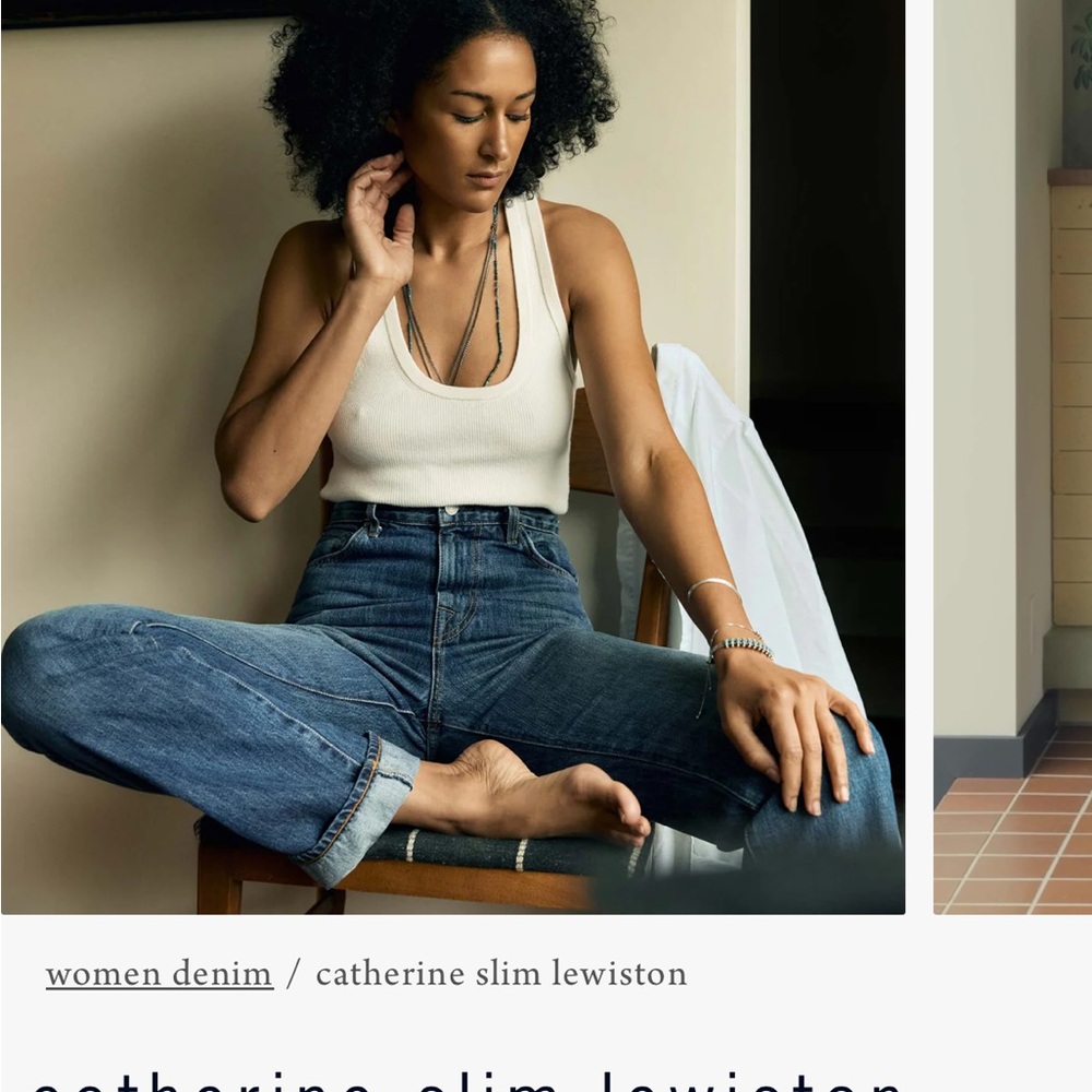 Imogene and Willie Catherine slim Lewiston jeans